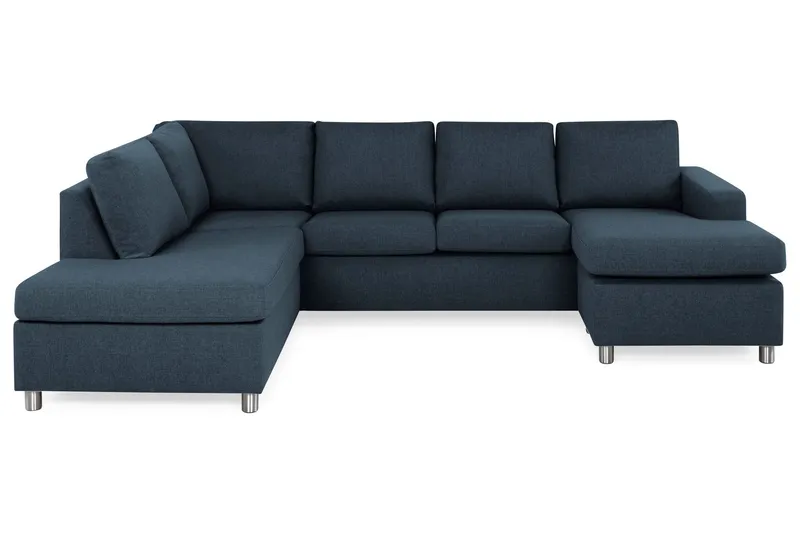 Crazy U-soffa Large Divan Höger - Mörkblå (Art.nr 139180) — Mörkblå