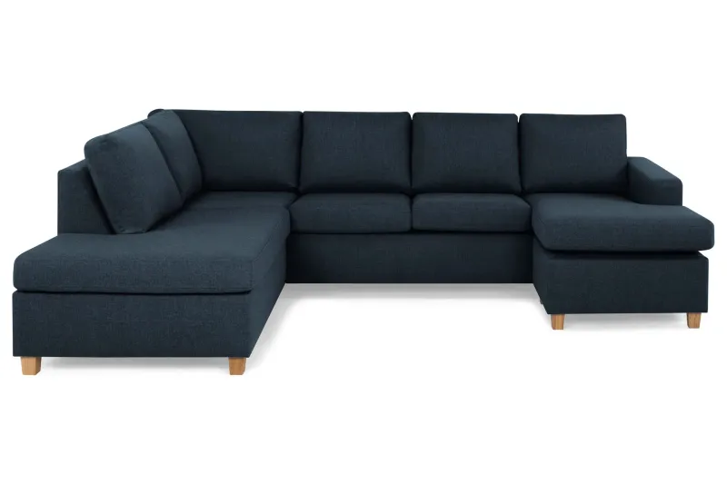 Crazy U-soffa Large Divan Höger - Mörkblå (Art.nr 155730) — Mörkblå