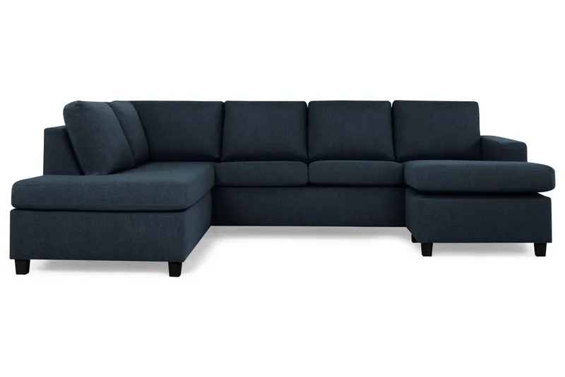 Crazy U-soffa Large Divan Höger - Mörkblå (Art.nr 155731) — Mörkblå