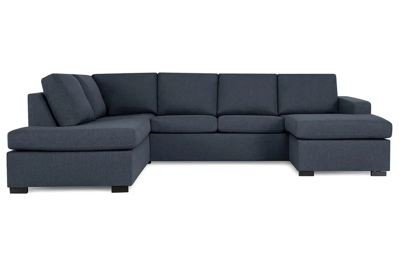 Crazy U-soffa Large Divan Höger - Mörkblå (Art.nr 1792284) — Mörkblå