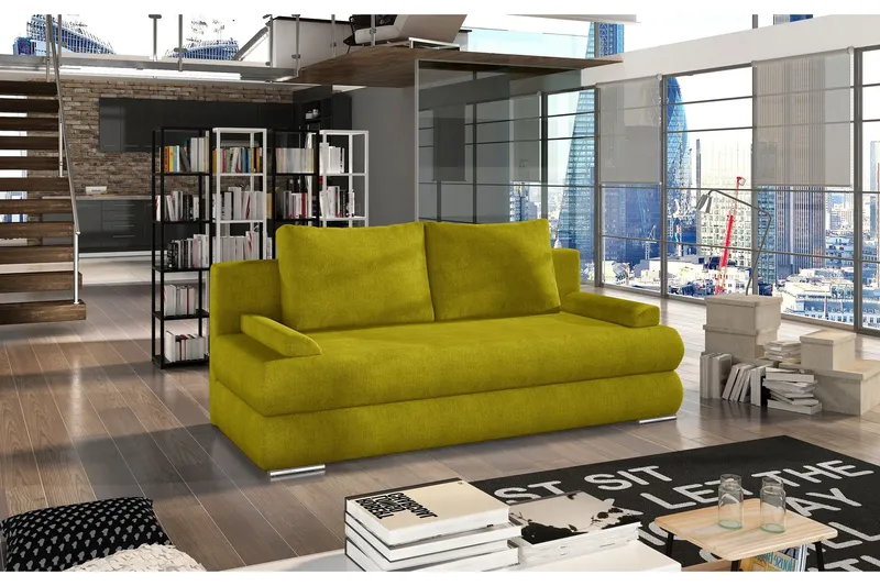 Crespos 2-sits Bäddsoffa - Gul — Gul