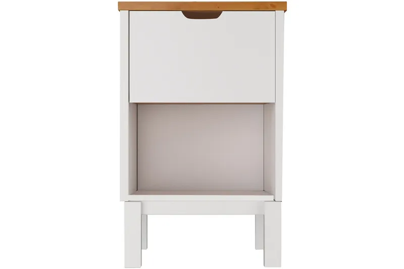 Crotone Sängbord 38 cm - Vit — Vit