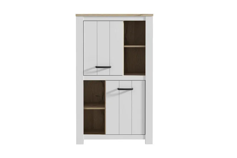 Crumpton Skänk 87 cm - Vit/Brun — Vit/Brun