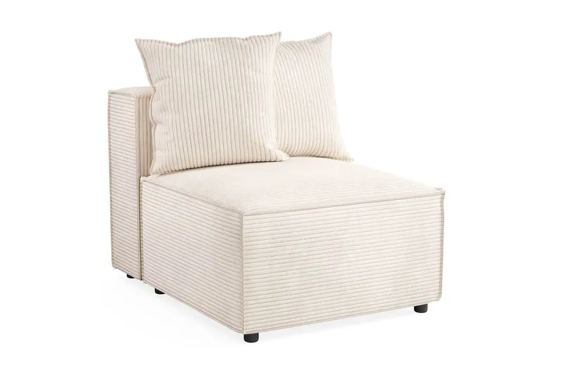 Cubo 1-sits Mittmodul i Manchester 80 cm bred - Beige — Andrarum