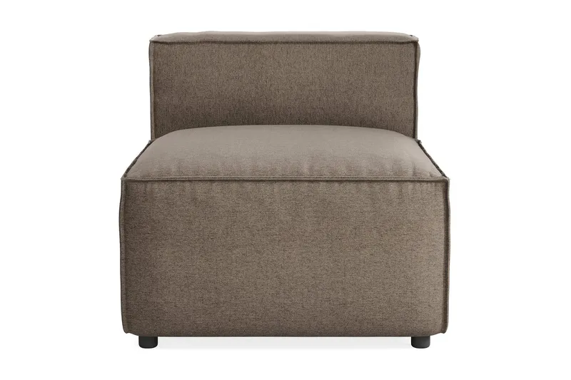 Cubo 1-sits Mittmodul i Tyg 80 cm bred - Grå — Andrarum