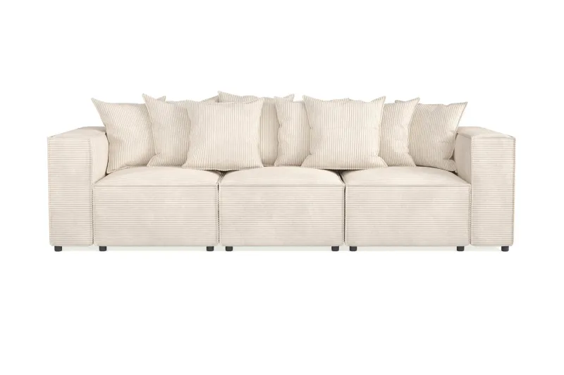 Cubo 4-sits Djup Modulsoffa i Manchester - Beige (Art.nr 1597416) — Andrarum