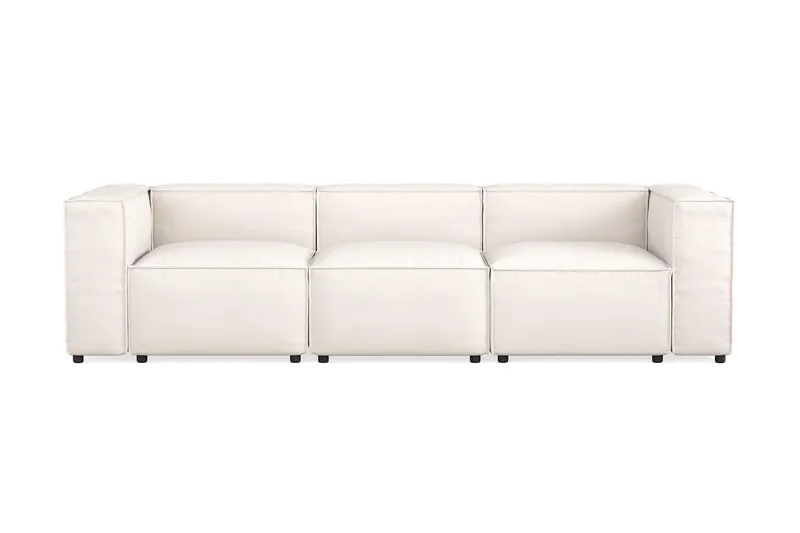 Cubo 4-sits Djup Modulsoffa i Tyg - Vit — Andrarum