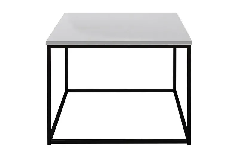 Cubosa Soffbord 60 cm - Vit/Svart — Vit/Svart