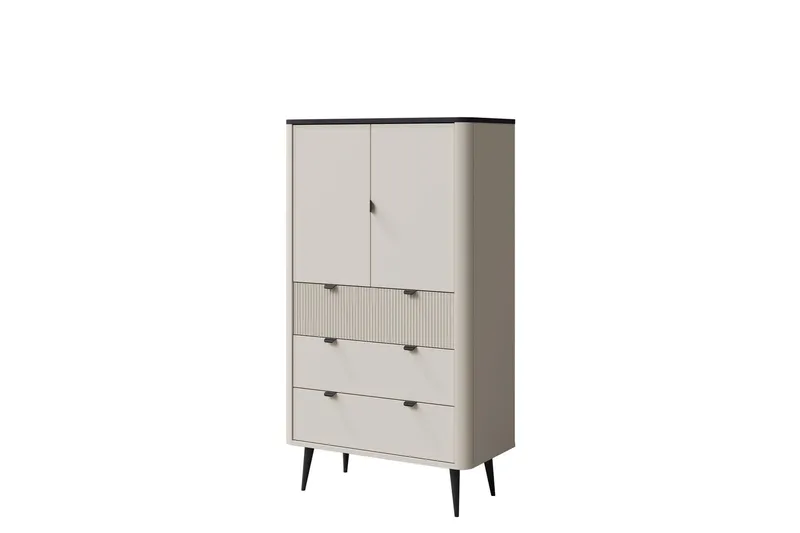 Cucina Highboard - Beige/Grå (Art.nr 3100495) — Beige/Grå