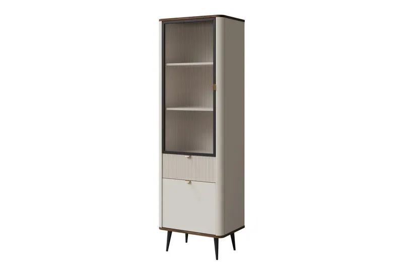 Cucina Vitrinskåp 60x191 cm - Beige — Beige