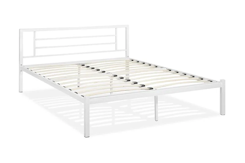 Cusset Dubbelsäng 180\|200 cm - Vit — Bedly