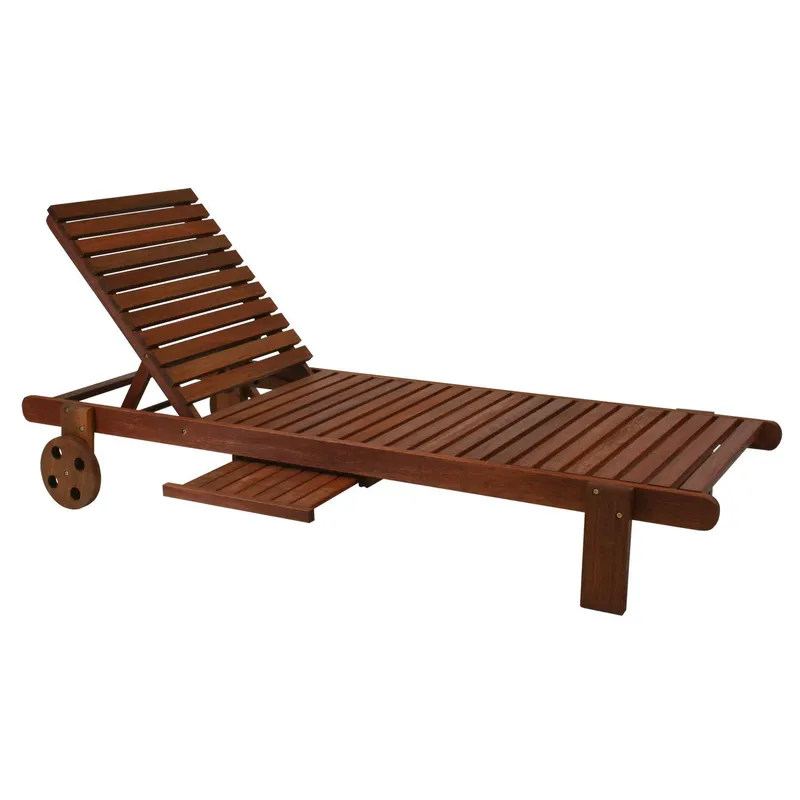 Däckstol Malay meranti - naturligt brun — naturligt brun