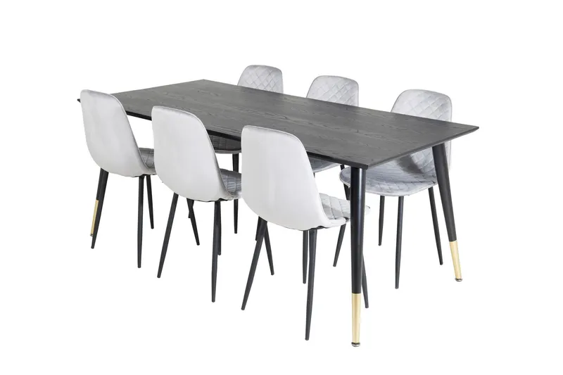 Daicy Matbord 180 cm med 6 st Ypas Matstol — Venture Home