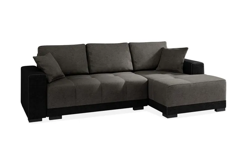 Dallas Divanbäddsoffa 240x140x80 cm - Grå (Art.nr 456090) — Grå