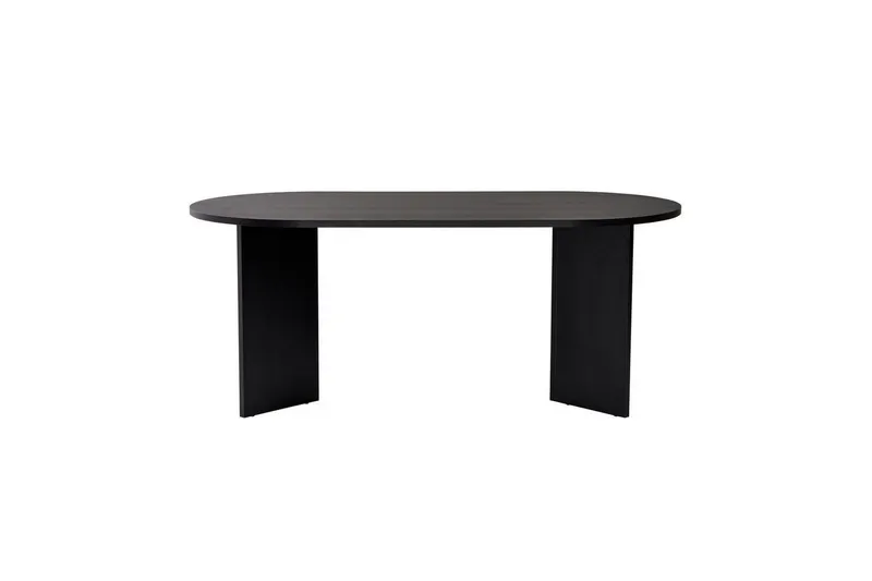 Dano Matbord 180 cm Oval - Natur/Svart — Natur/Svart