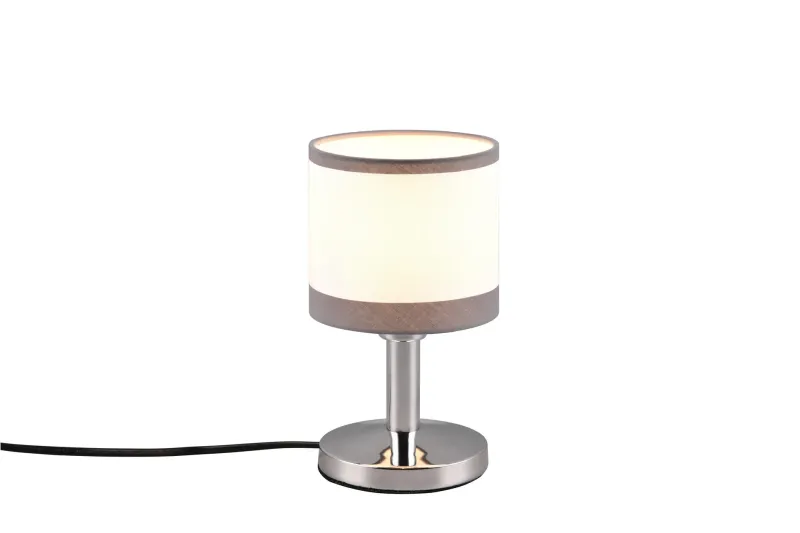 Davos Bordslampa E14 krom/ vit - Krom/Vit — Trio Lighting