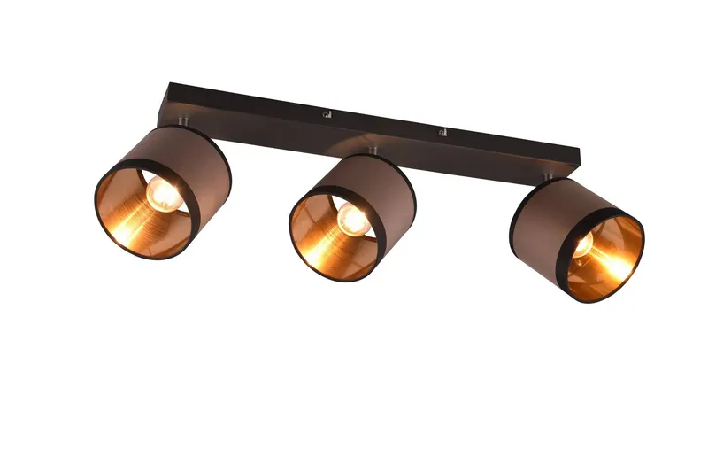 Davos Spotlight 3L E14 mattsvart/ greige - Matt svart/Greige — Trio Lighting