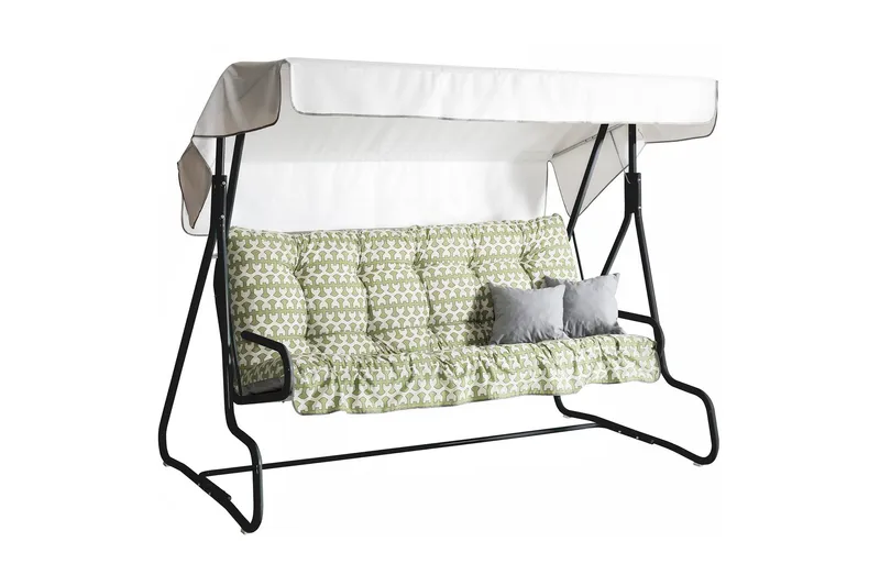 De Grande 3- pers. hammock, 45B - Grå/Beige/Grön — Varax