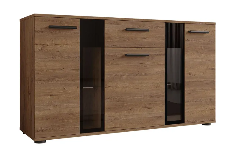 Deardorf Komoda 140 cm - Trä/natur/Vit (Art.nr 778743) — Trä/natur/Vit