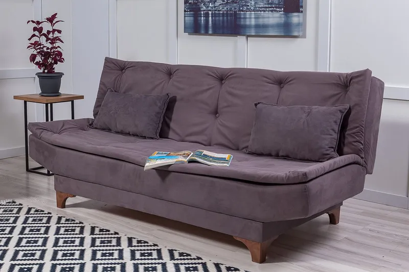 Defiglio 3-sits Bäddsoffa - Grå — Grå