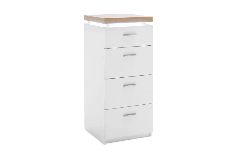 Degaust Byrå 42 cm - Vit/Ek — Vit/Ek