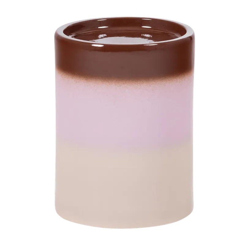 Dekorativt Sidobord Ollo - Rosa/Brun Färggradient — WOOOD