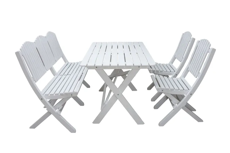 Delpino Matgrupp Utomhus 125 cm - Vit — Vit