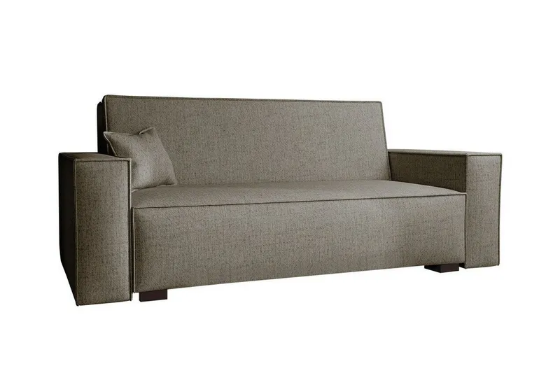 Denegal 2-sits liten bäddsoffa i Tyg - Brun , Beige (Art.nr 3027430) — Brun , Beige