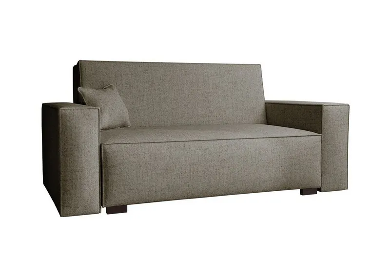 Denegal 2-sits liten bäddsoffa i Tyg - Brun , Beige (Art.nr 3027424) — Brun , Beige