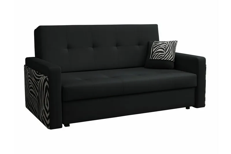 Denegal 3-sits Bäddsoffa Black