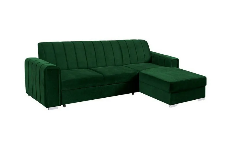 Denegal 3-sits Hörnbäddsoffa Green (Art.nr 3021697)