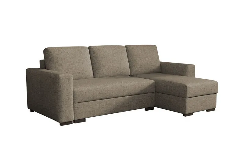 Denegal 3-sits Hörnbäddsoffa - Ljusbrun — Ljusbrun