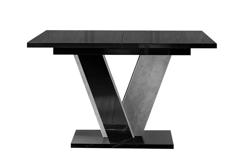Denogal Matbord 90 cm Black high gloss