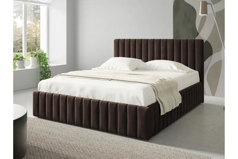 Desio Förvaringssäng 160x200 cm - Brun (Art.nr 3099100) — Brun