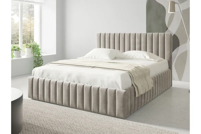 Desio Förvaringssäng 180x200 cm - Beige (Art.nr 3099112) — Beige