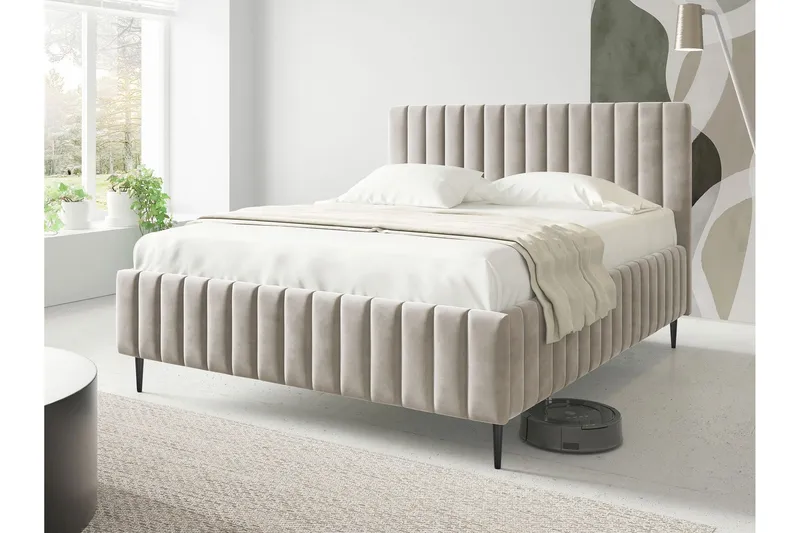 Desio Förvaringssäng 180x200 cm - Beige (Art.nr 3099134) — Beige
