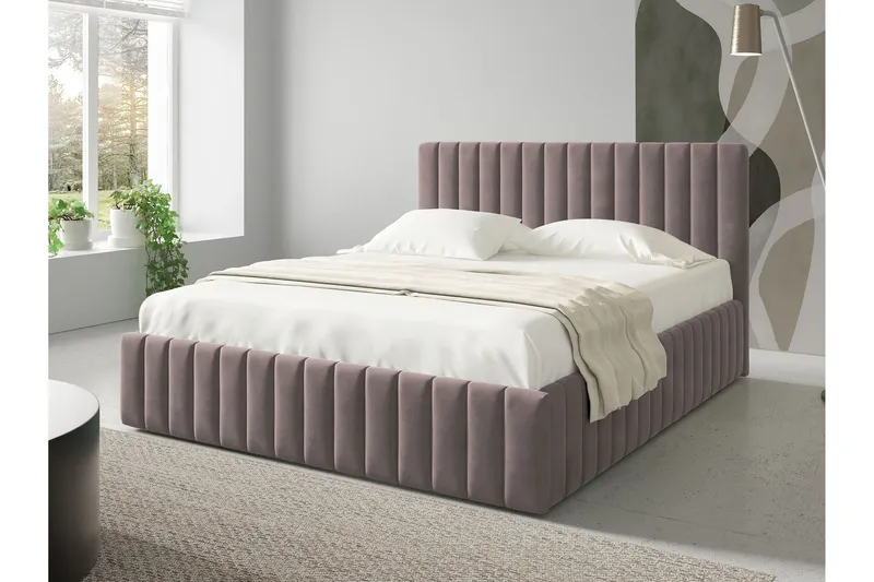 Desio Förvaringssäng 180x200 cm - Rosa (Art.nr 3099115) — Rosa
