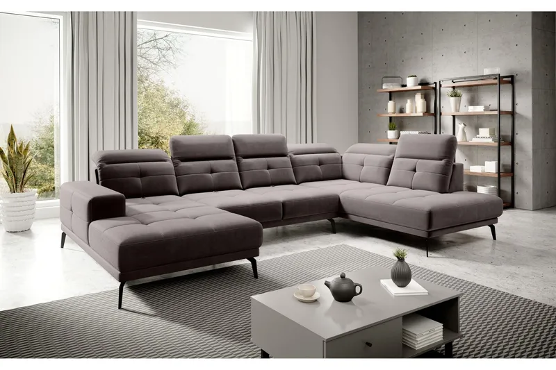 Devender Soffa m. Divan och Schäslong - Beige (Art.nr 1565088) — Beige