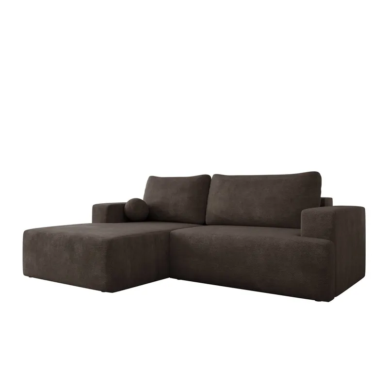 Deylor 3-sits Bäddsoffa med divan - brun (Art.nr 3433693) — brun