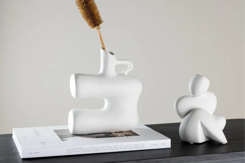 Dity Vas 7x7 cm - Vit — Venture Home