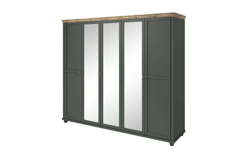 Doade Garderob 62x154 cm - Grön|Natur — Grön|Natur