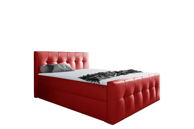 Doncaster Sängpaket Kontinentalsäng 140x200 cm - Röd — Röd