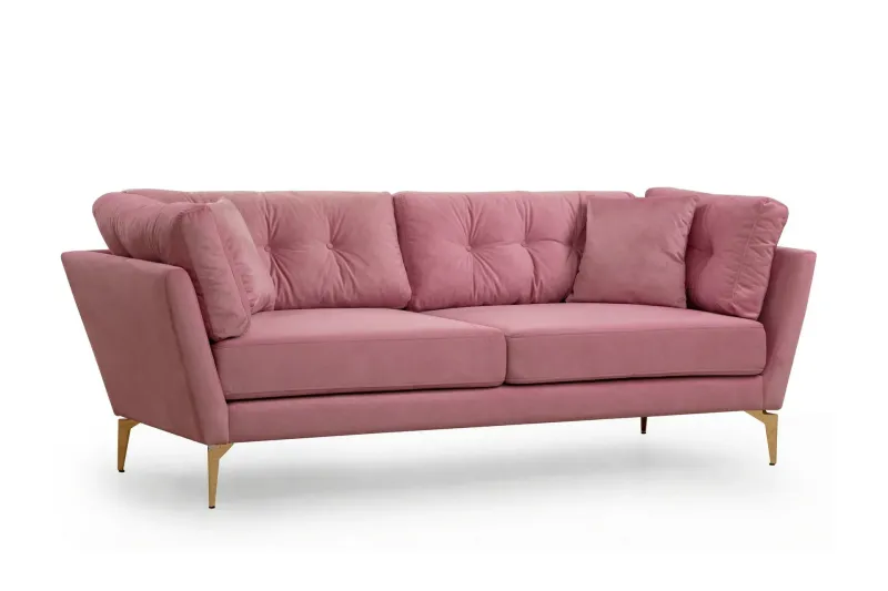 Dorval Soffa 3-sits - Rosa — Rosa