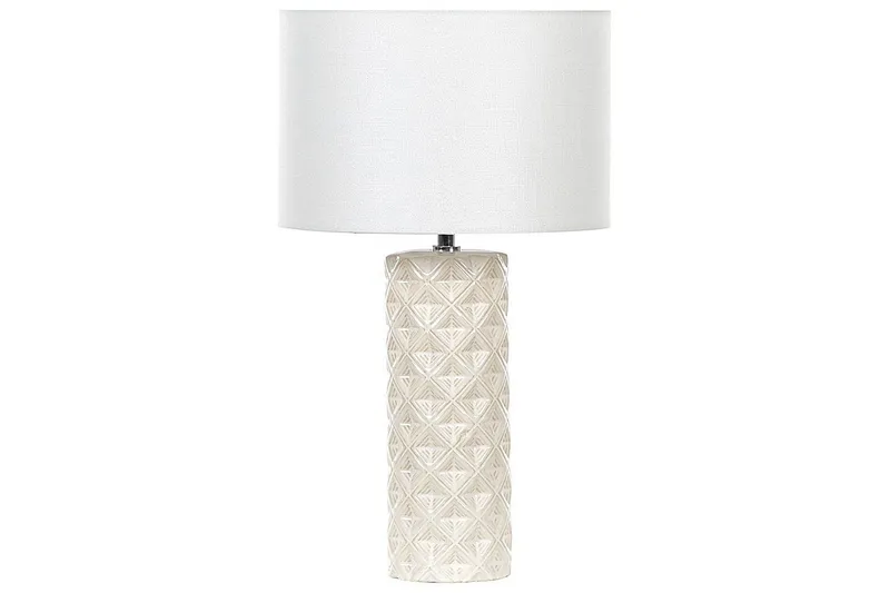 Dragonera Bordslampa 49 cm E27 - Beige/Vit — Beige/Vit
