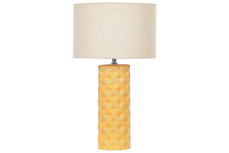 Dragonera Bordslampa 49 cm E27 - Gul/Beige — Gul/Beige