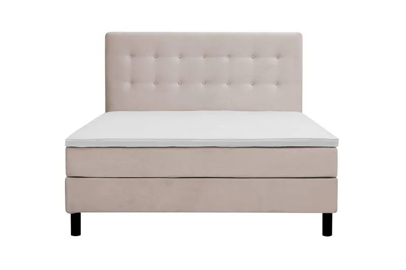 Dream Komplett Sängpaket 150x200 cm Knappar - Beige — Basic Home