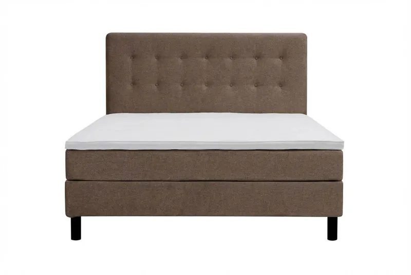 Dream Komplett Sängpaket 160x200 cm Knappar - Brun — Brun