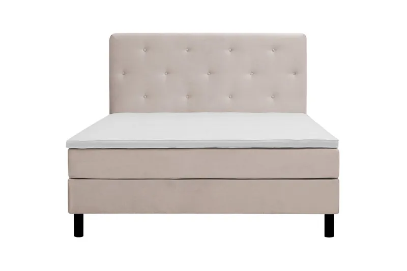 Dream Komplett Sängpaket 180x200 cm Assymetriska knappar - Beige — Basic Home