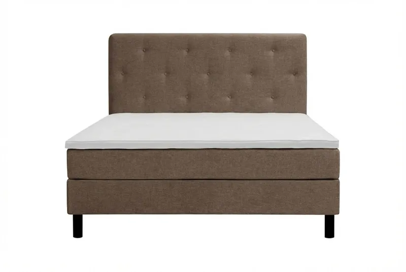 Dream Komplett Sängpaket 180x200 cm Assymetriska knappar - Brun — Brun