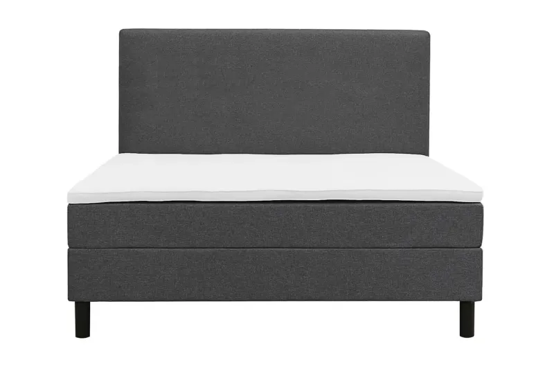 Dream Komplett Sängpaket 180x200 cm Slät Sänggavel - Mörkgrå — Mörkgrå